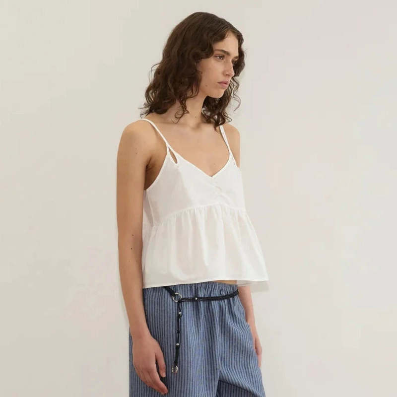 Deiji Studios Bind Top - White