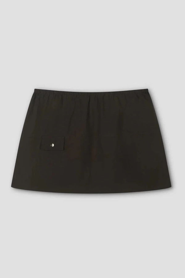 Deiji Studios Pocket Skirt - Sepia