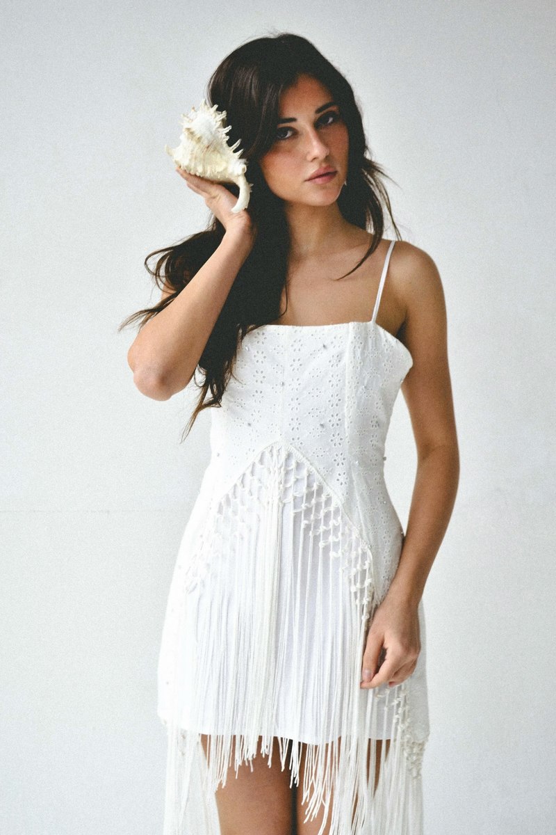 SMUCKY Luster Mini Fringe Dress