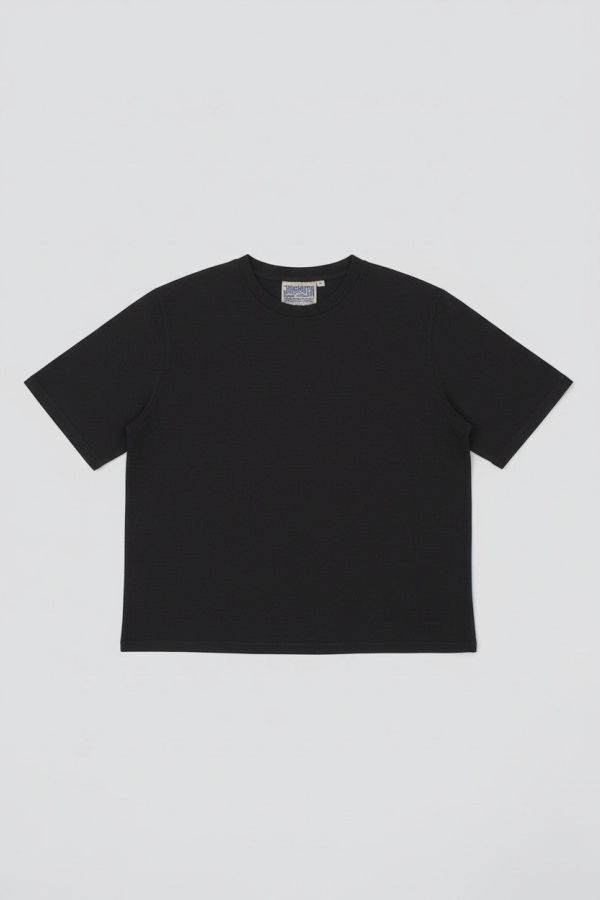 Jungmaven Cropped Silverlake Tee - Black