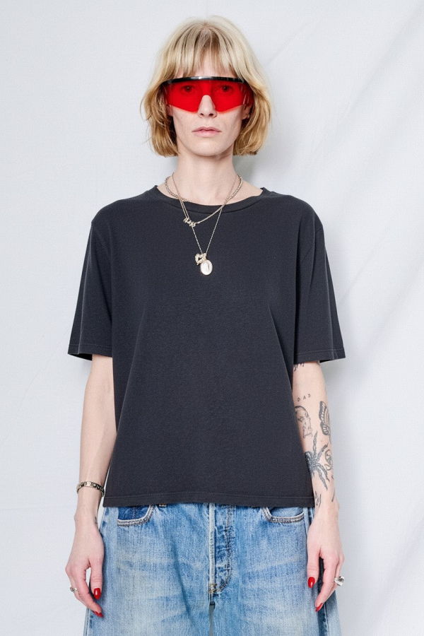 Jungmaven Cropped Silverlake Tee - Black