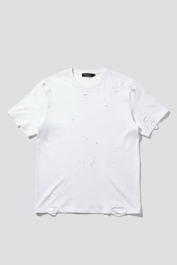 Assembly Distressed T-Shirt - White