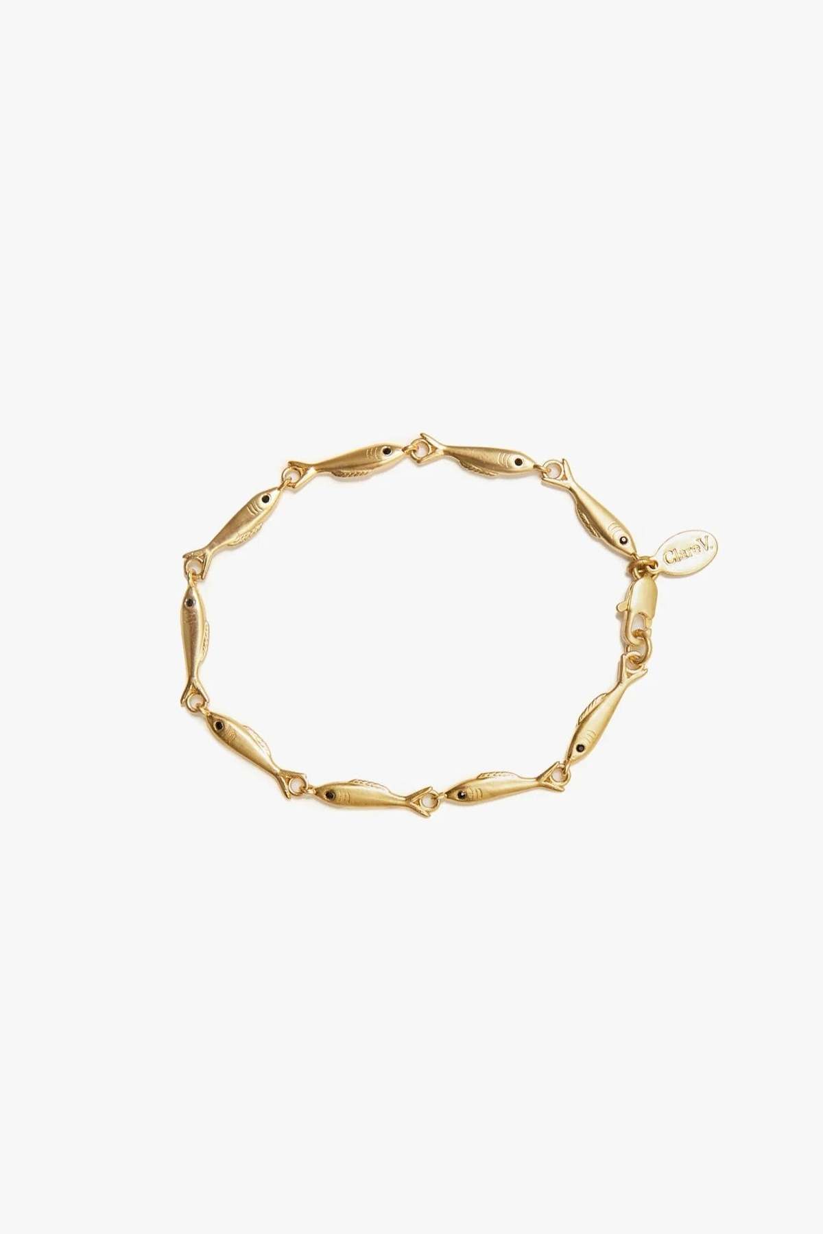 Clare V. Sardine Chain Bracelet - Gold - Image 1 of 2