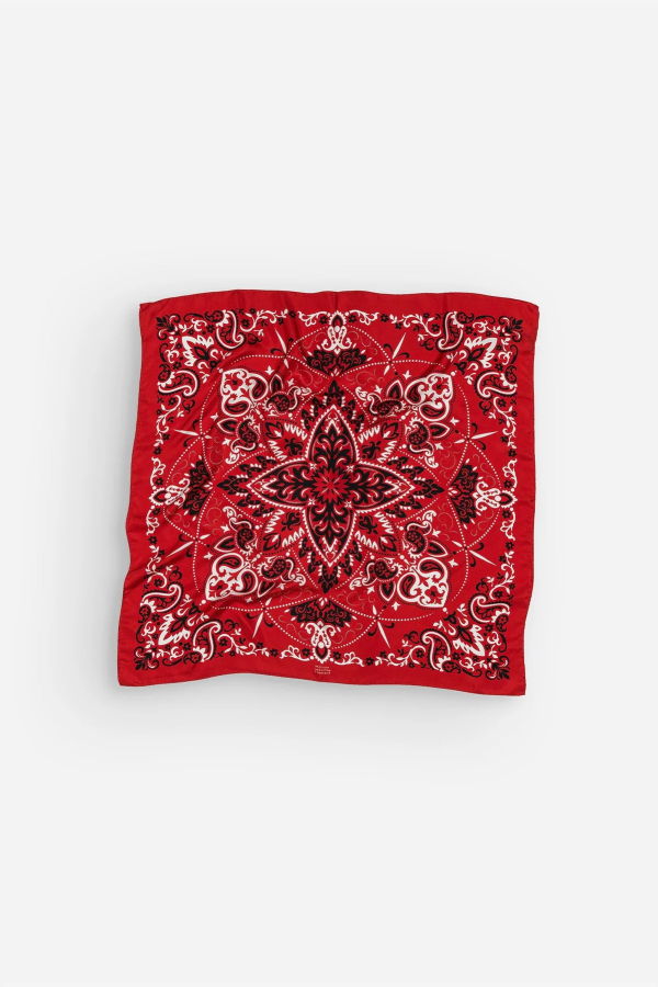 Maison Lecomte Flament Bandana Silk Scarf