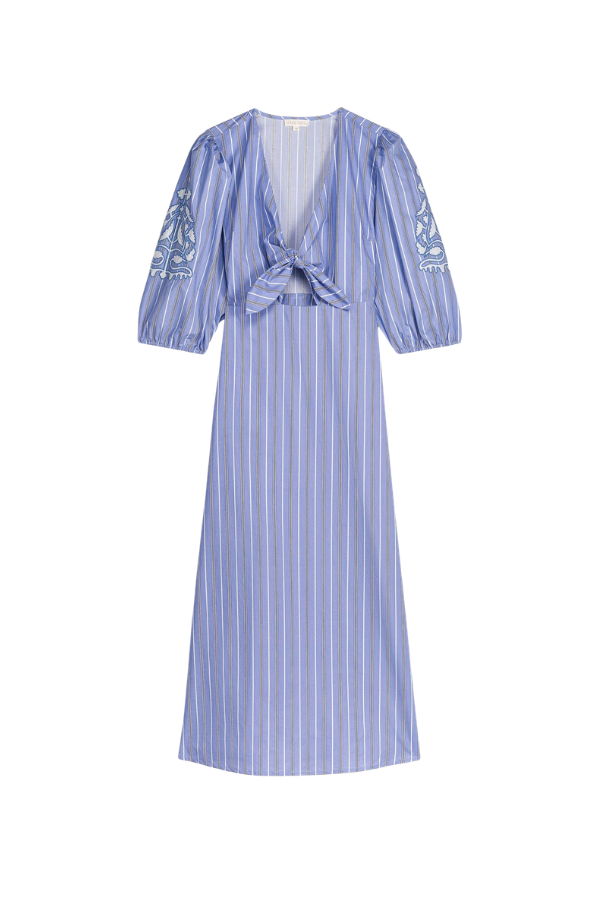 Louise Misha Chadhila Dress in Blue Ocean Stripes
