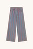 TINY BIG SISTER Maru Wide Stripes Denim Pants - Red/Blue - Thumbnail 6