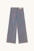 TINY BIG SISTER Maru Wide Stripes Denim Pants - Red/Blue - Thumbnail 7