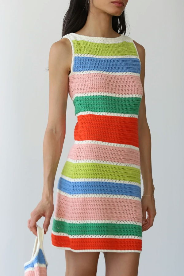 Callahan Perla Crochet Mini Dress