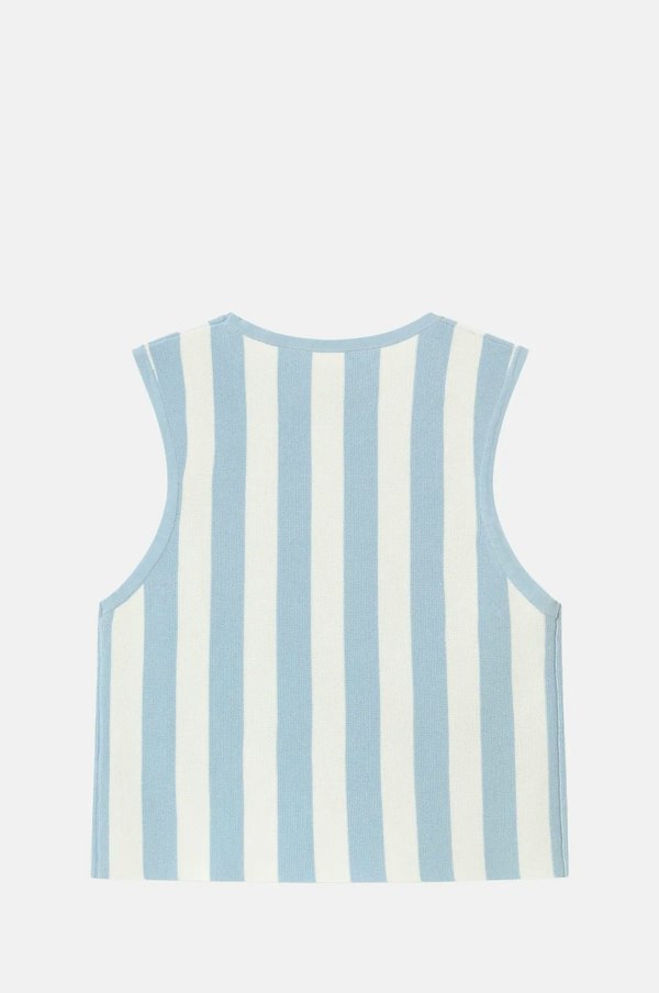 TINY BIG SISTER Wide Stripes Top - Blue