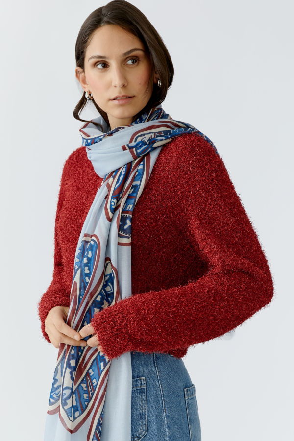 OUI FASHION Foulard Paisley Scarf