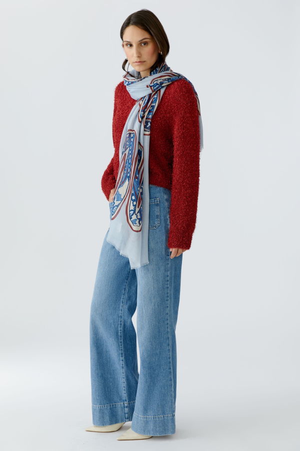 OUI FASHION Foulard Paisley Scarf