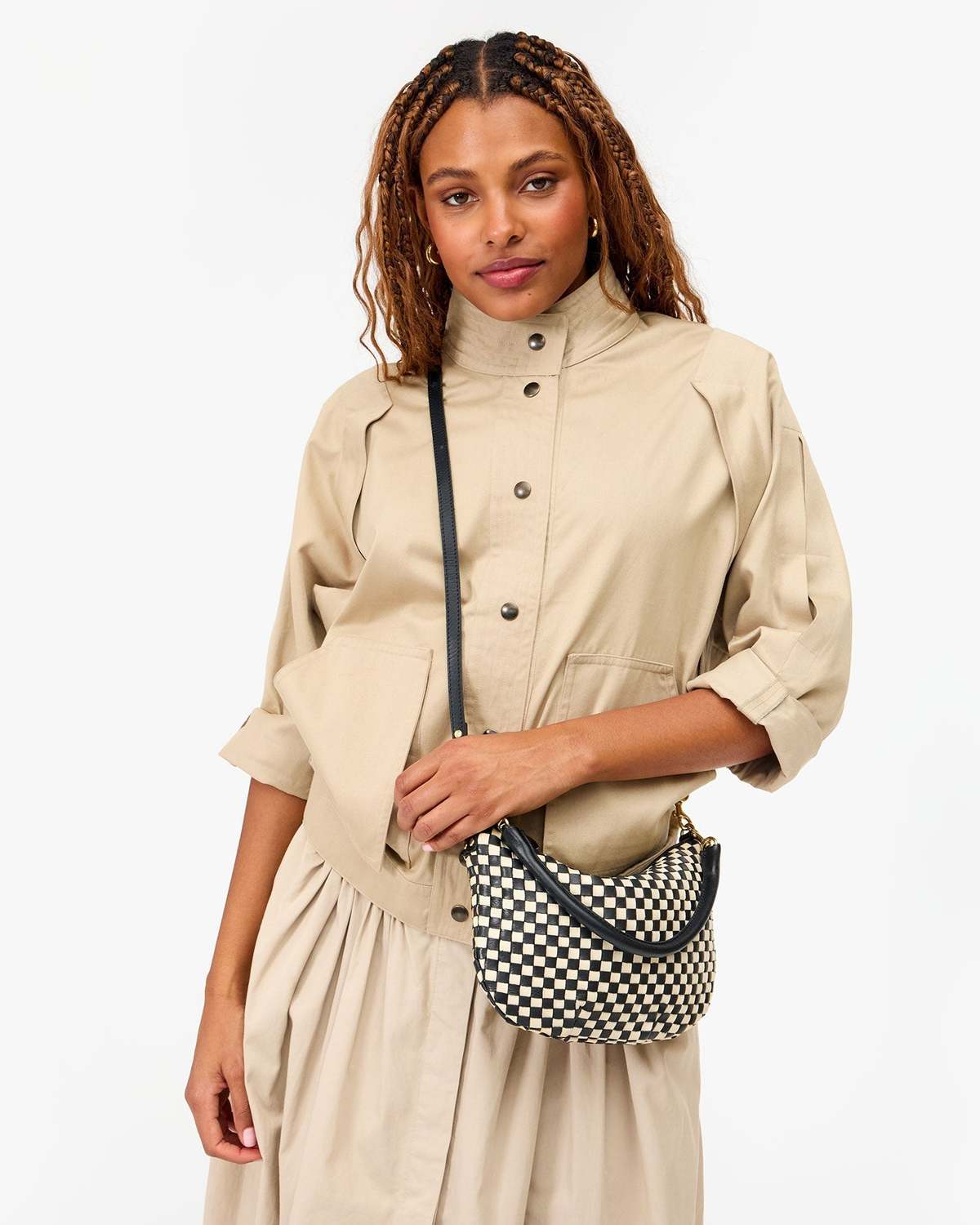 Clare V. Petit Moyen Messenger Bag - Image 2 of 6