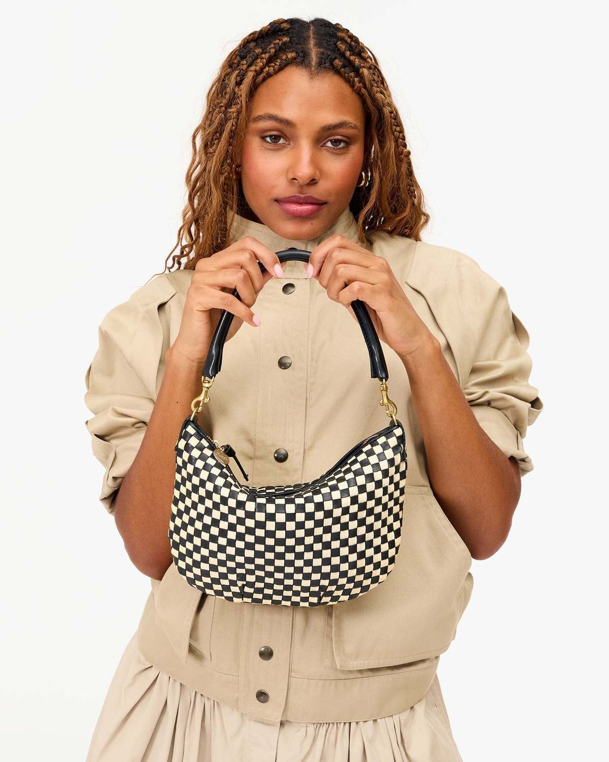 Clare V. Petit Moyen Messenger Bag - Image 4 of 6