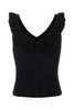 Blumarine Viscose Blend Tank Top - Black - Thumbnail 2