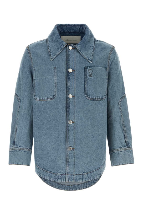 Ami Alexandre Mattiussi Denim Shirt - Bleuused