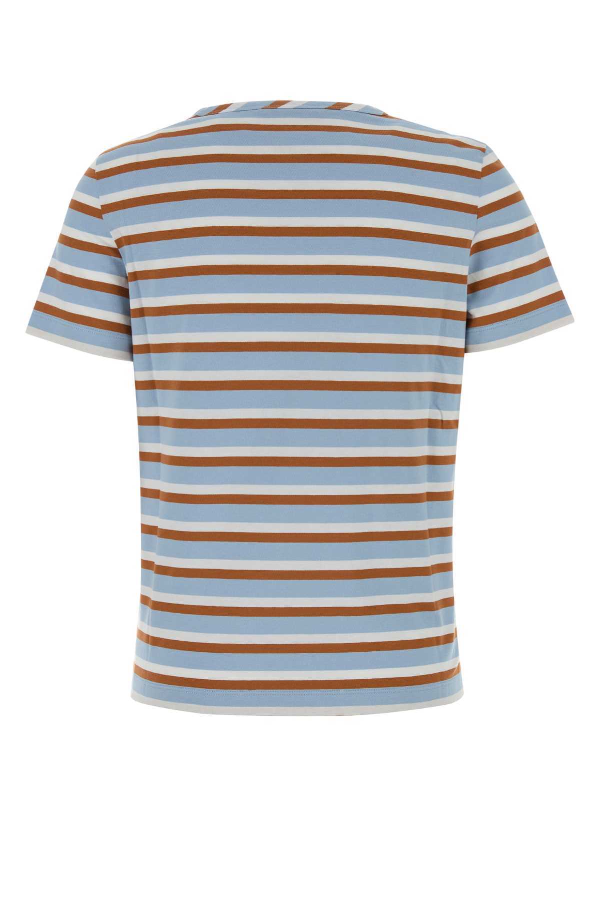 Marni Embroidered Jersey T-Shirt - Light Blue - Image 2 of 2