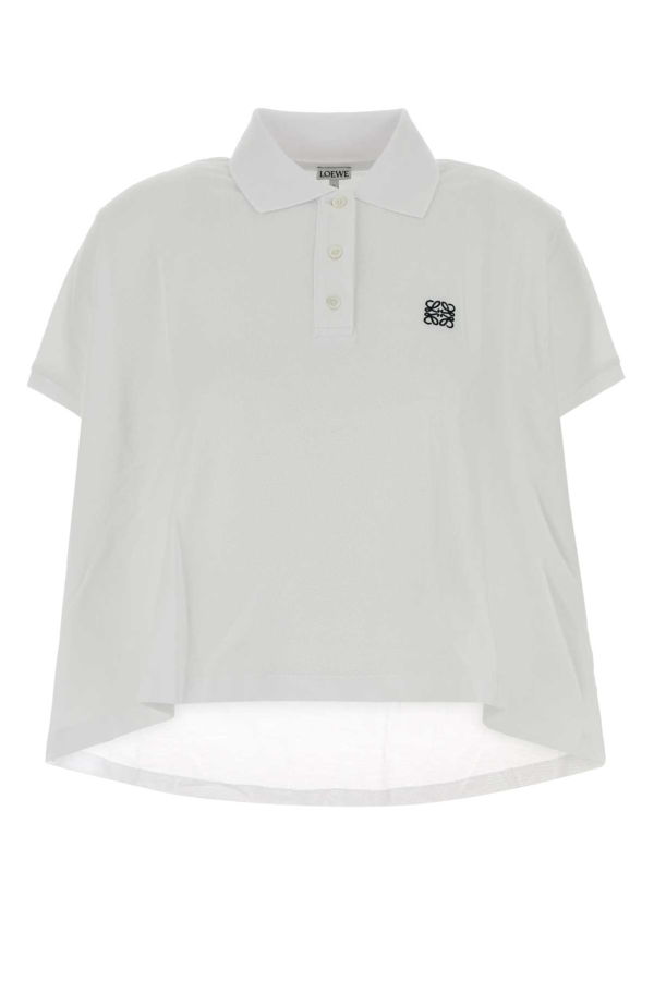 LOEWE Piquet Polo Shirt - White