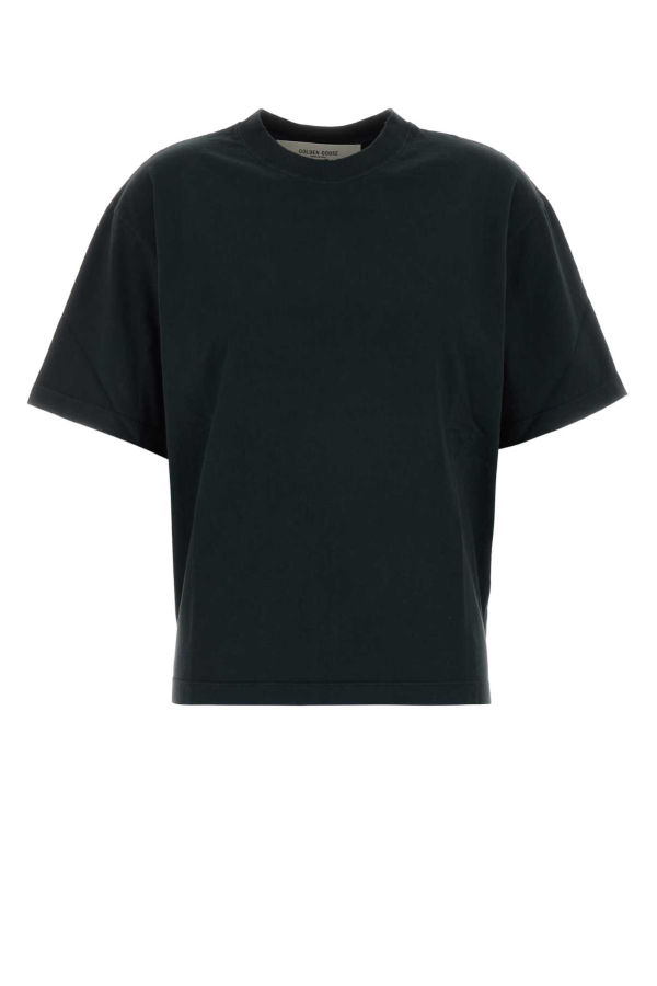 Golden Goose Midnight Blue Cotton T-Shirt - Washed Black