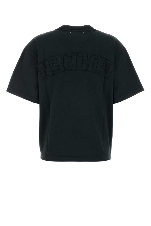 Golden Goose Midnight Blue Cotton T-Shirt - Washed Black