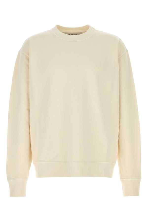 Golden Goose Ivory Cotton Oversize Sweatshirt - Heritage White