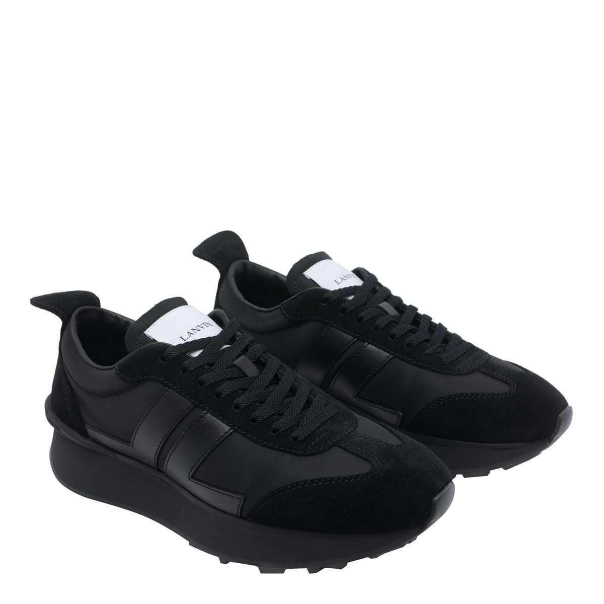 Lanvin Bumpr Sneakers - Black - Image 2 of 4