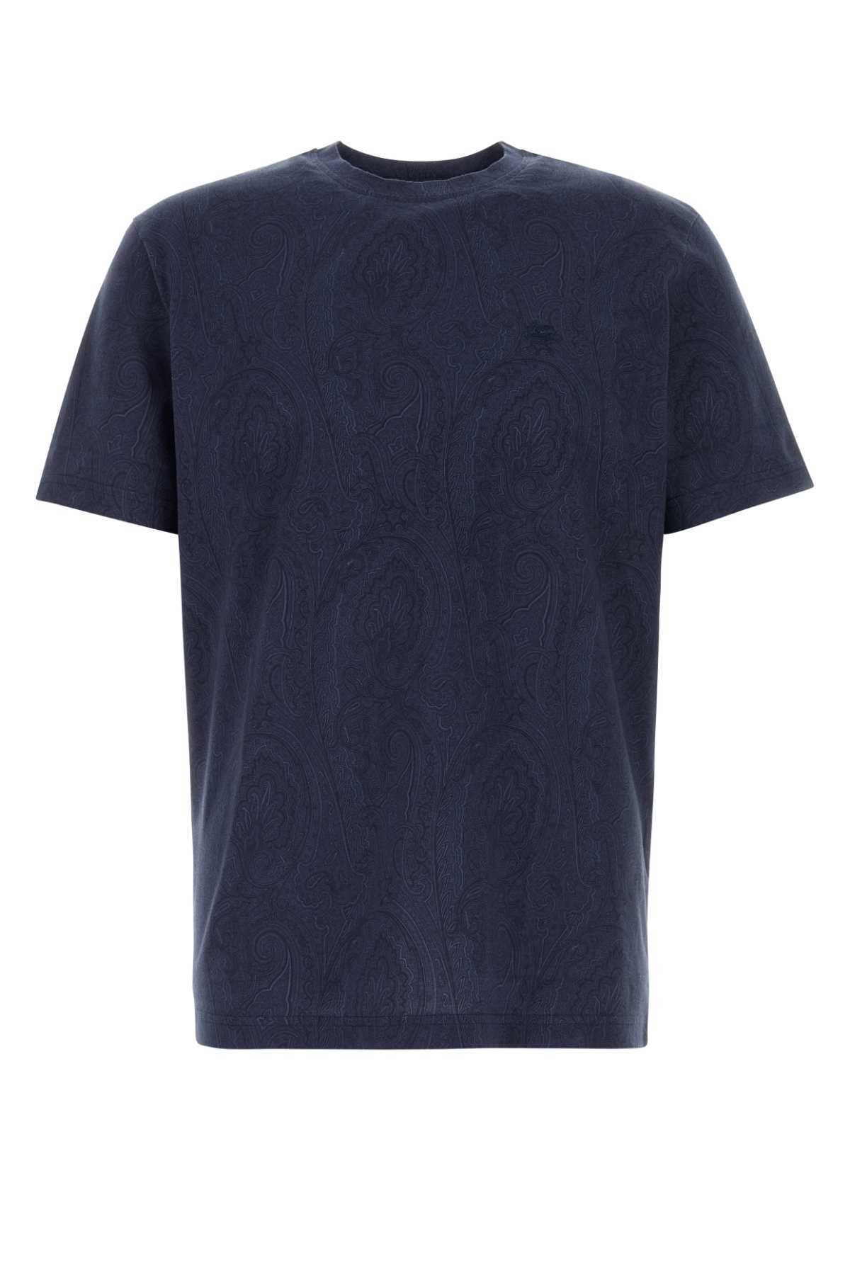 Etro Printed Cotton T-Shirt - B0065 - Image 1 of 2