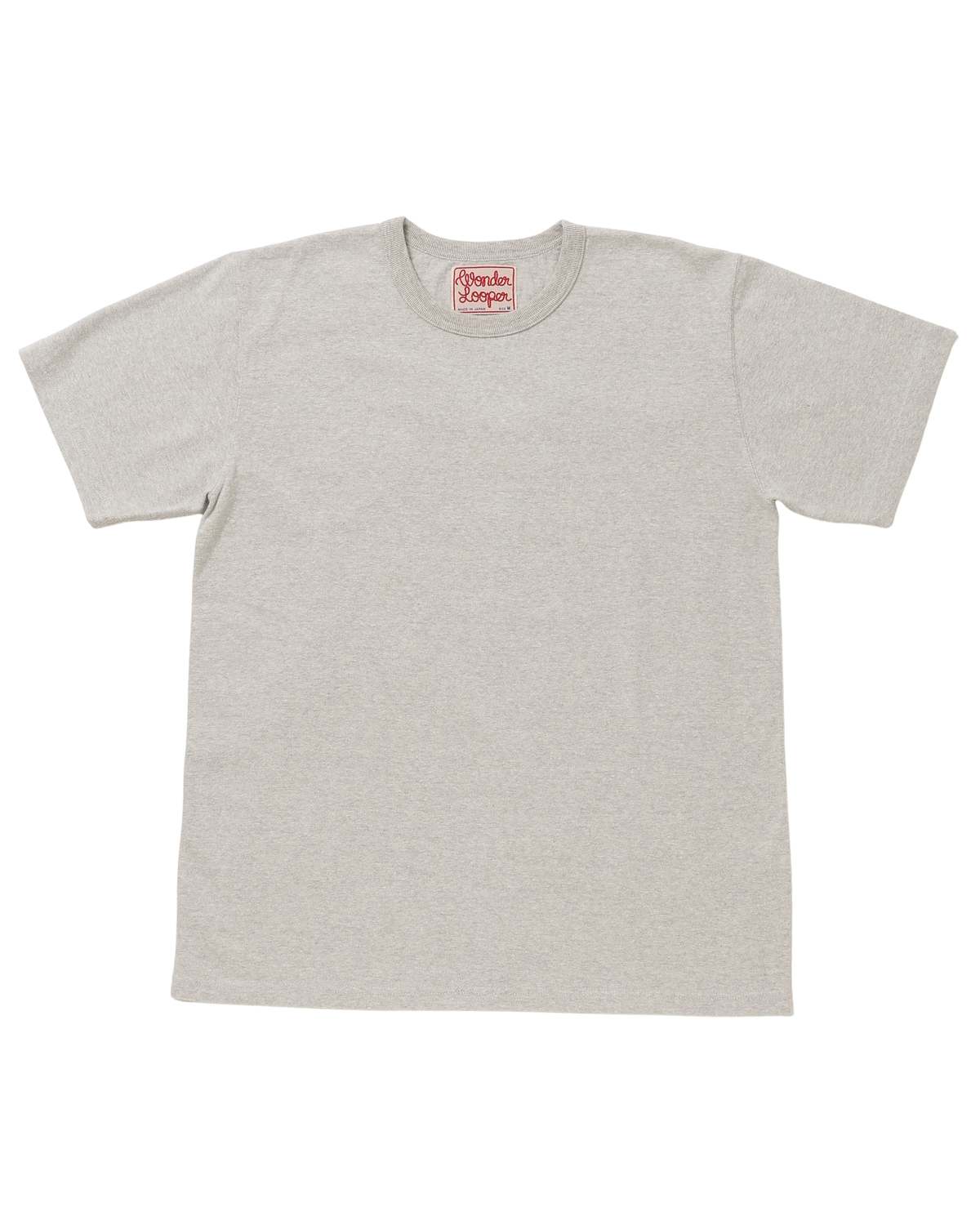 Wonder Looper ELS Recycled Slub Tee - Heather Grey - Image 1 of 6
