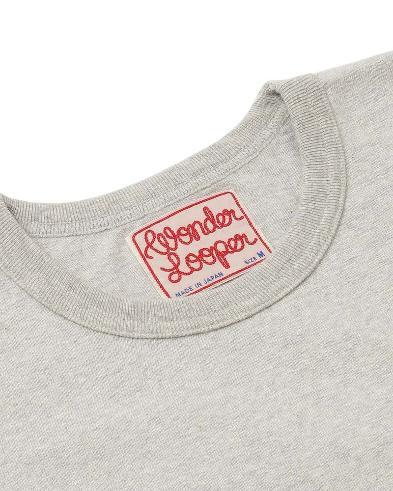 Wonder Looper ELS Recycled Slub Tee - Heather Grey