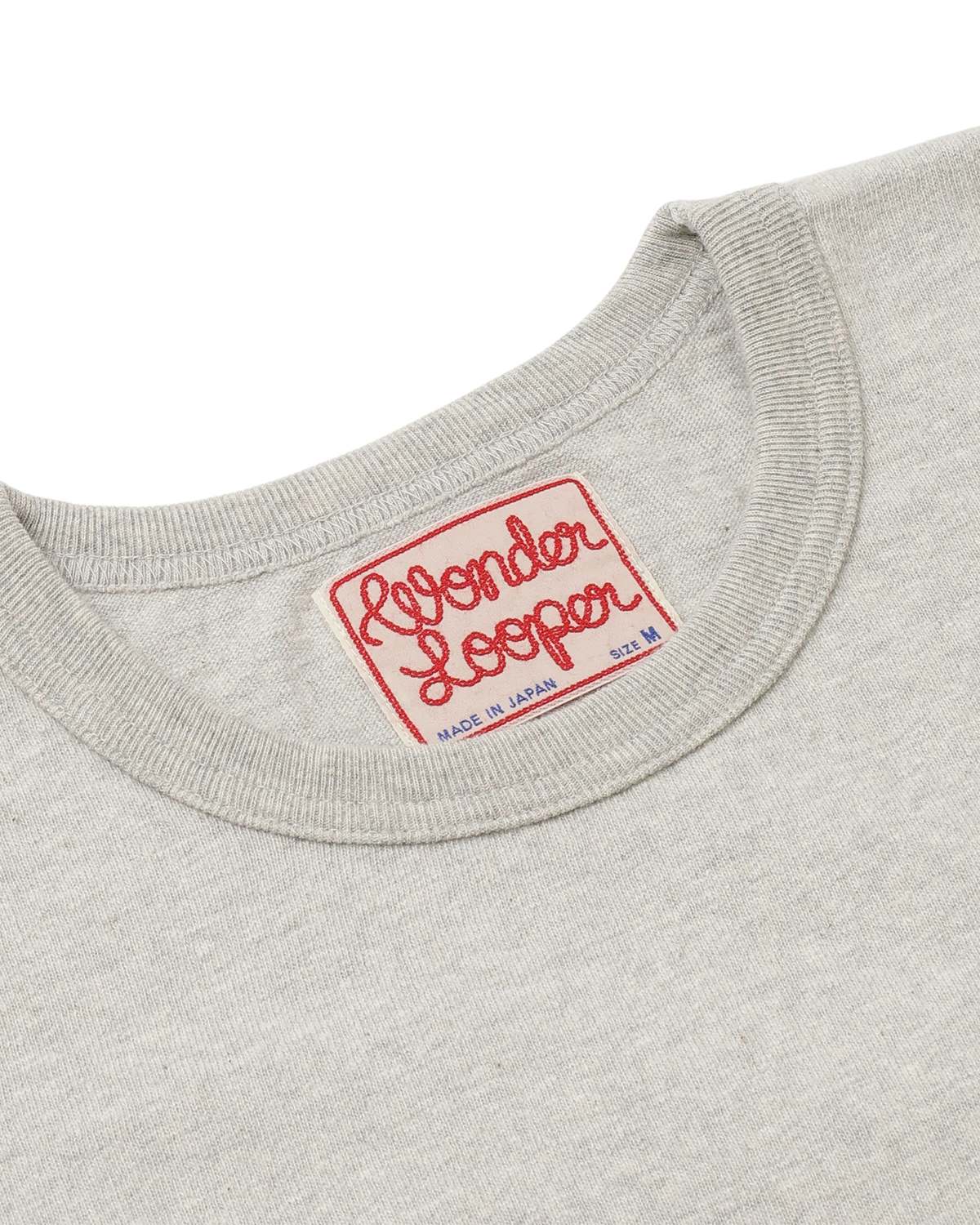 Wonder Looper ELS Recycled Slub Tee - Heather Grey - Image 6 of 6