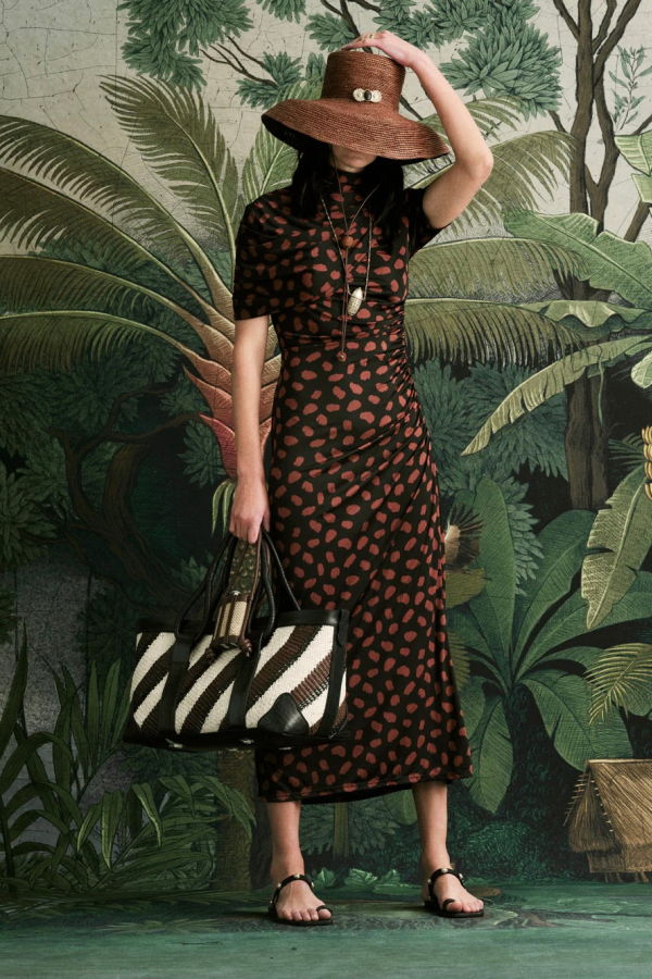 JOHANNA ORTIZ Serene Safari Ankle Dress