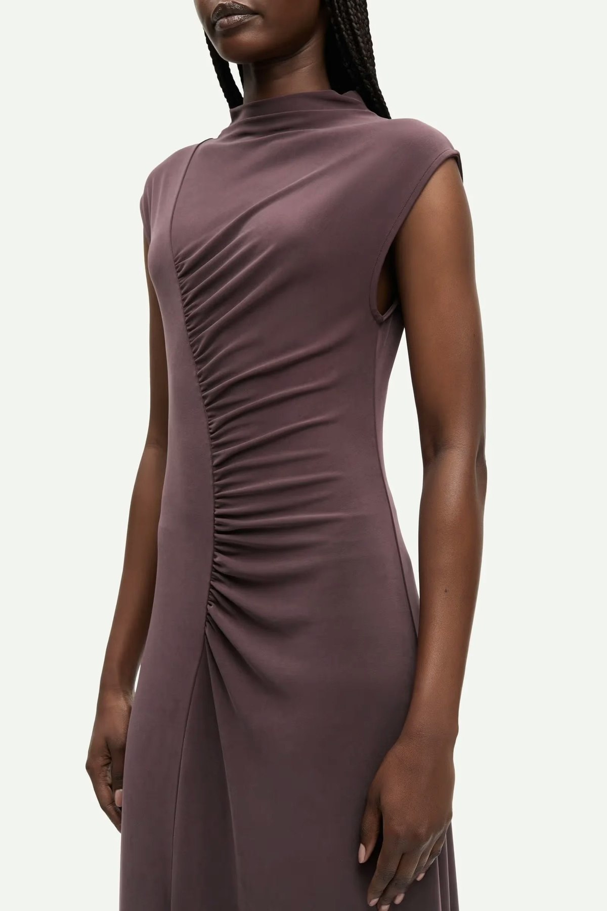 Samsøe Samsøe Saandressa Dress - Fudge - Image 5 of 8