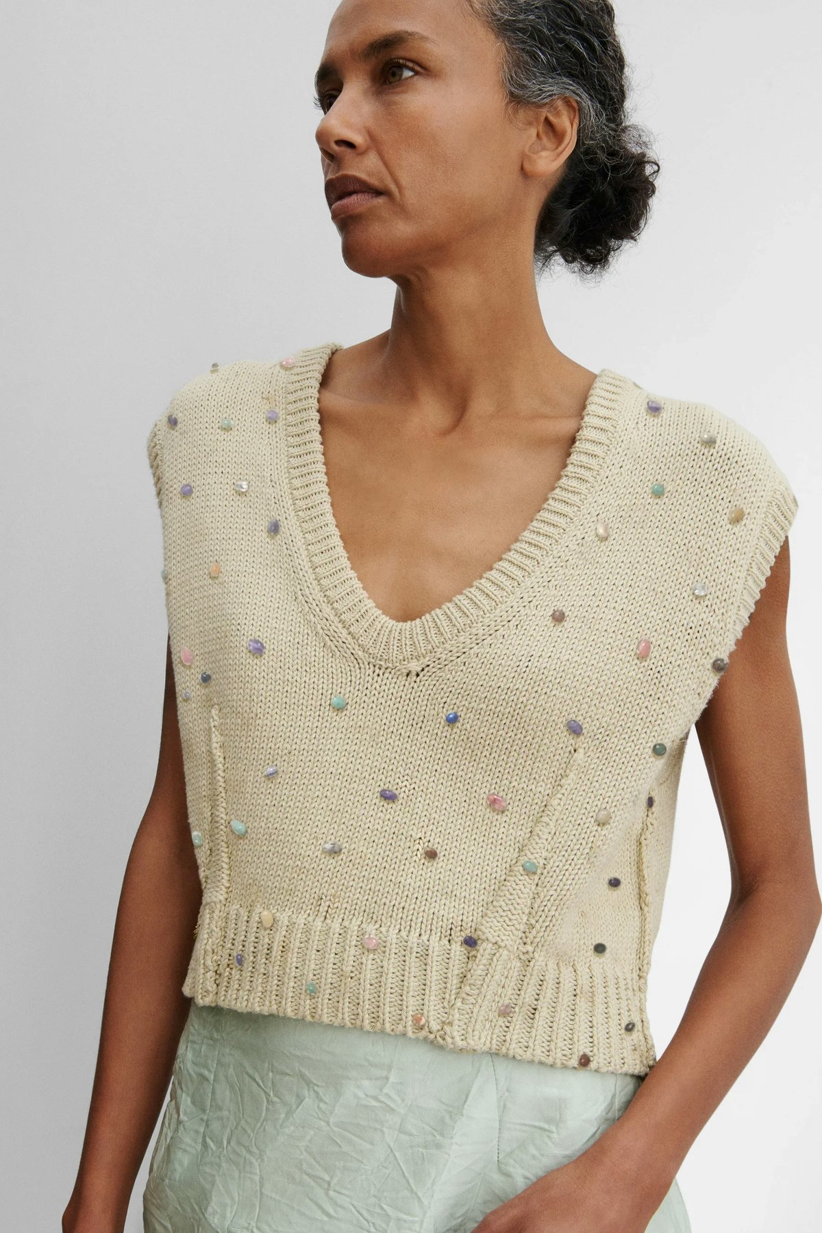 Rachel Comey Acrea Top - Dove - Image 2 of 7