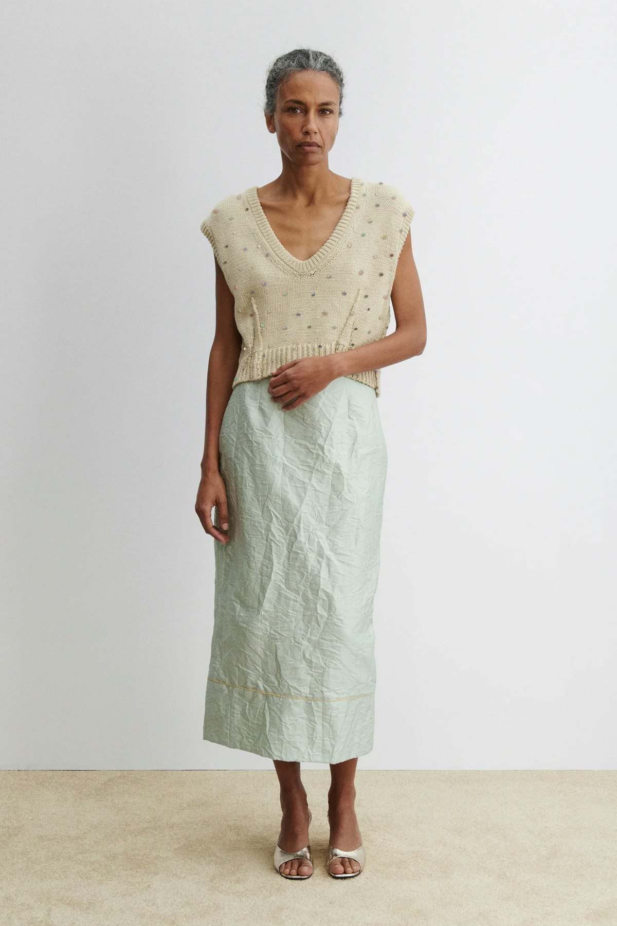 Rachel Comey Acrea Top - Dove - Image 5 of 7