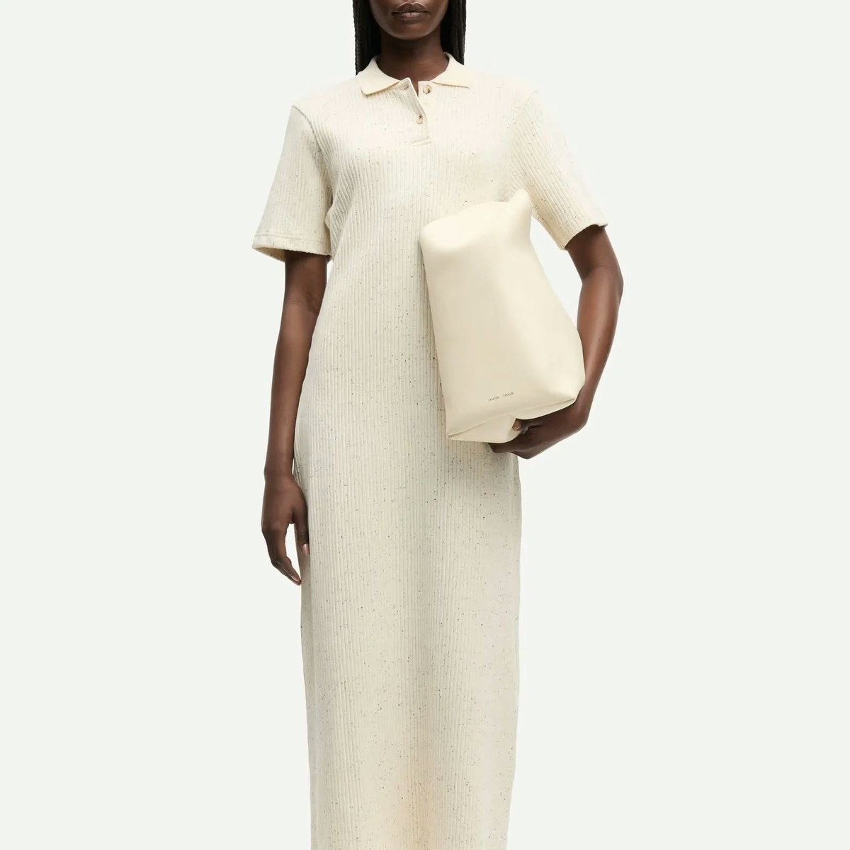 Samsøe Samsøe Sanell Polo Dress - Egret - Image 1 of 8