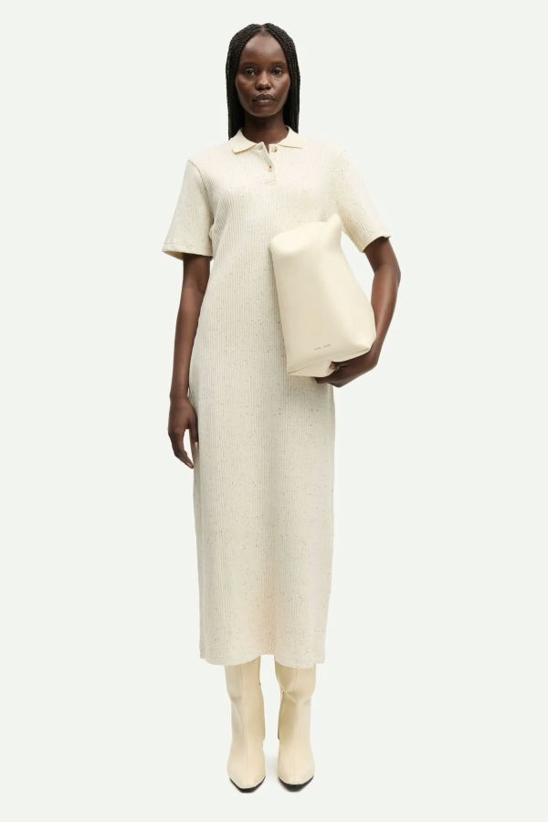 Samsøe Samsøe Sanell Polo Dress - Egret