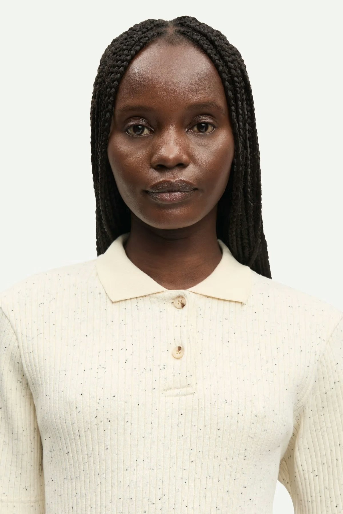 Samsøe Samsøe Sanell Polo Dress - Egret - Image 5 of 8