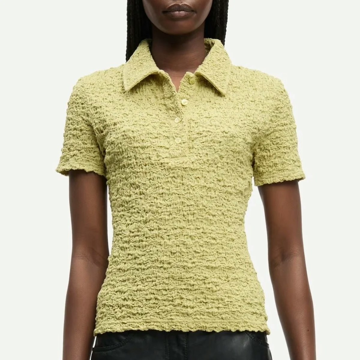 Samsøe Samsøe Sadaisy Polo Top - Image 1 of 8