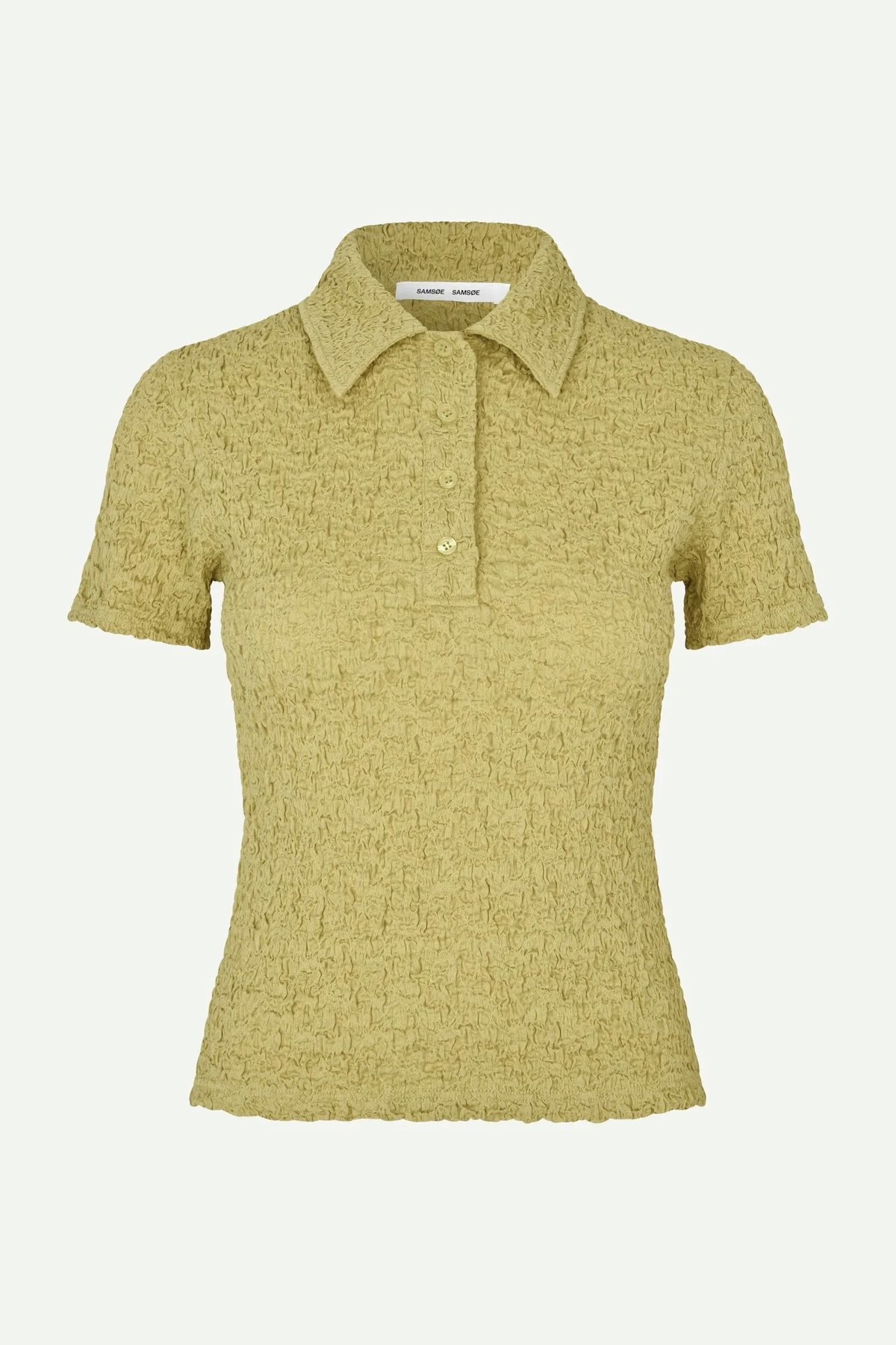 Samsøe Samsøe Sadaisy Polo Top - Image 7 of 8