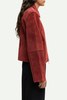 Samsøe Samsøe Salylo Suede Jacket - Red Brick - Thumbnail 3