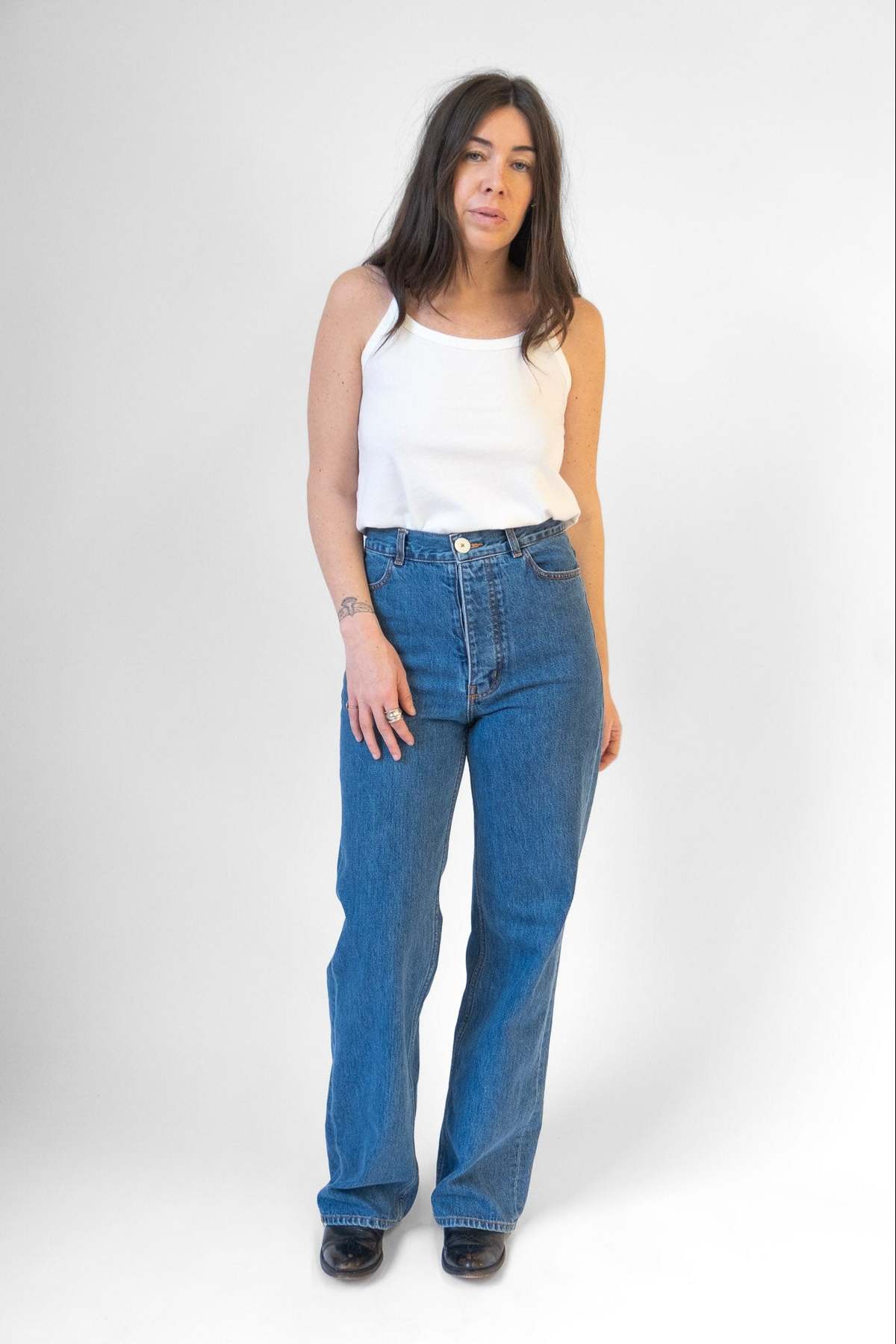 Jesse Kamm Alta Jean Pants - Cowboy Blue - Image 1 of 7