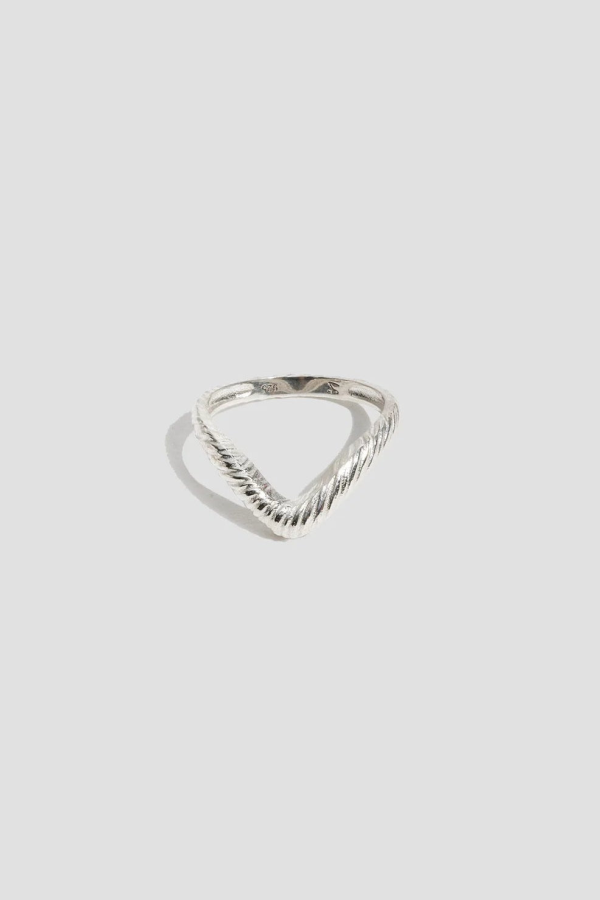 Loren Stewart Swell Band Ring in Sterling Silver