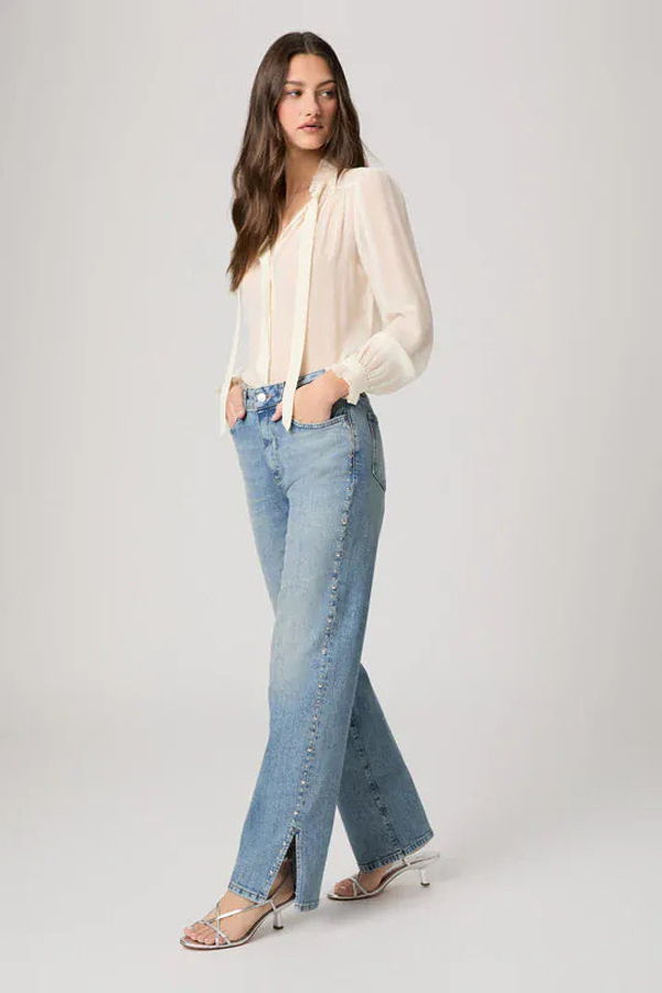 Paige Stevie 31" Straight Jeans