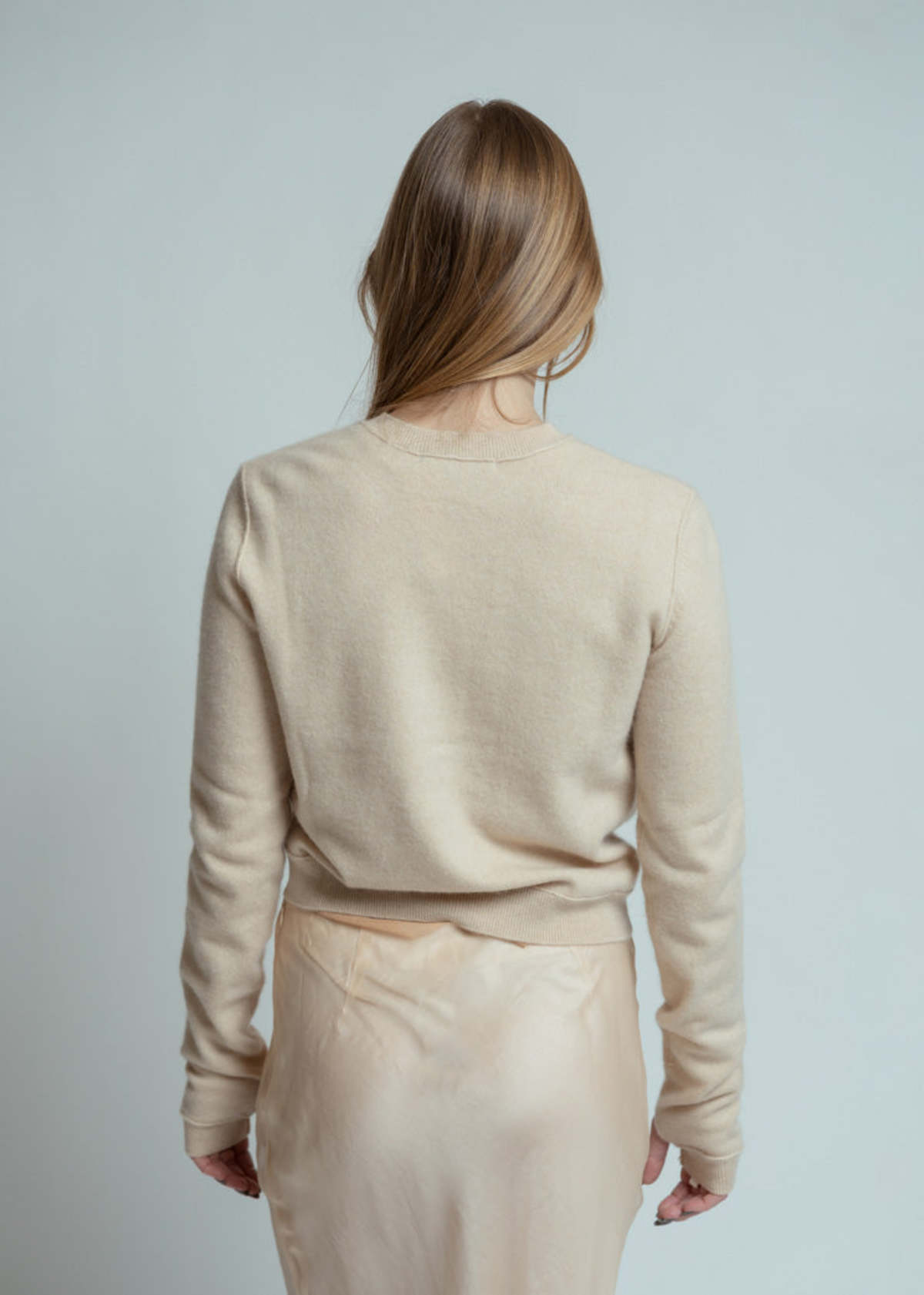 Brazeau Tricot Blonde Royal All Thumbs Cardigan - Blonde - Image 4 of 5