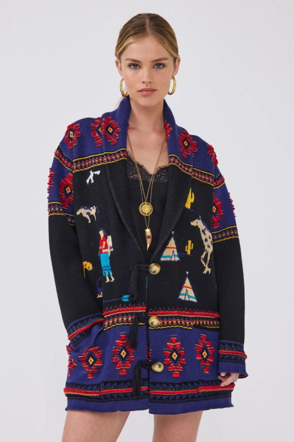 Hayley Menzies Nomadic Tapestry Cardigan