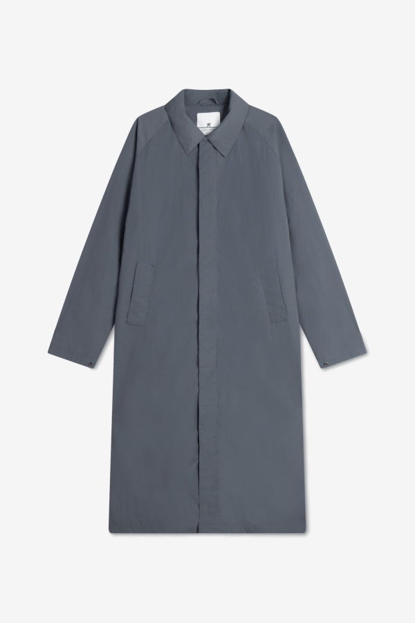 Welter Shelter Long Coach Crincle Nylon - Grey Blue