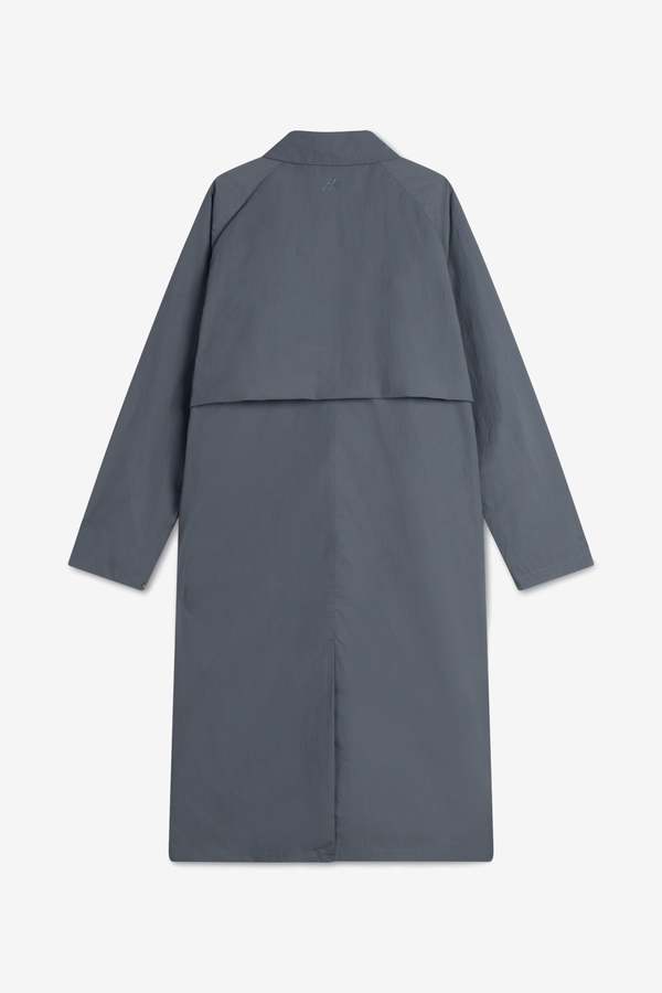 Welter Shelter Long Coach Crincle Nylon - Grey Blue