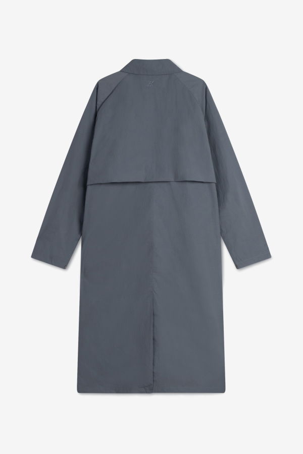 Welter Shelter Long Coach Crincle Nylon - Grey Blue