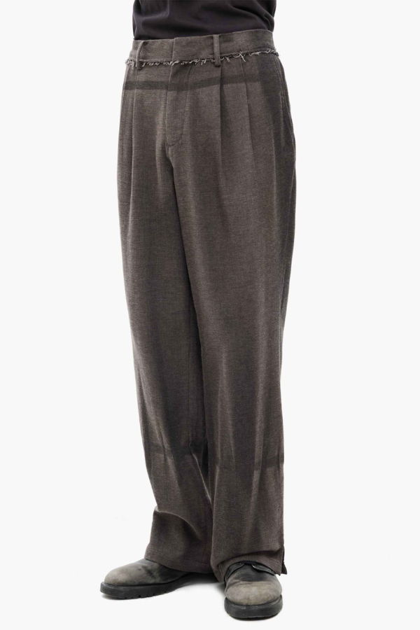 JiyongKim Sun Bleached Straight Trousers