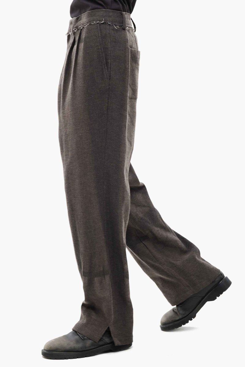 JiyongKim Sun Bleached Straight Trousers