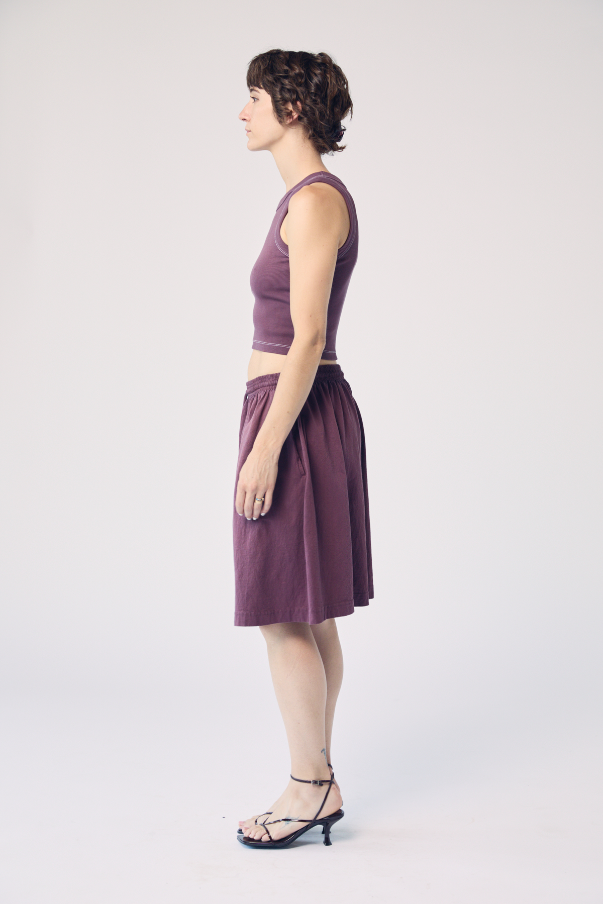 MAISON MARKOSIAN Garment-Dyed Shorts - Image 4 of 5